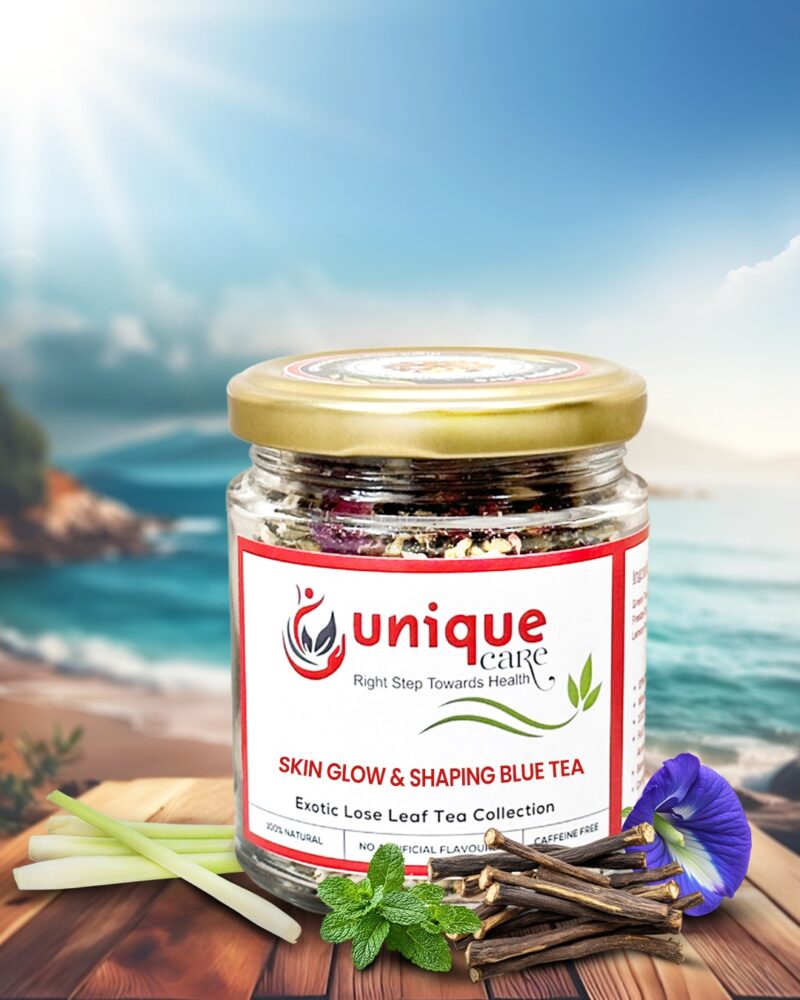 Skin Glow and Shaping Blue tea